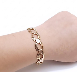 Desenli halka bileklik